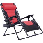 Delux Zero gravity chair, multi-color-red
