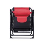 Delux Zero gravity chair, multi-color-red - Image 3