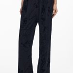 DESIGUAL WOMEN'S BLACK TROUSERS