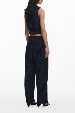 DESIGUAL WOMEN'S BLACK TROUSERS - Image 2