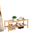 Bamboo Shoe Rack: Stack & Fold Design