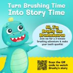 Brushy the Brushasaurus Dinosaur Toothbrush for Kids – Fun Brush Toy - Image 3