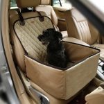 Dog Car Front Seat Cover Protector 2 in 1 Carrier for Dogs Folding Cat Car Booster Seat Cover Anti-Slip Pet Car Carrier Suppiles