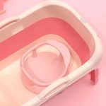 Antypoślizgowe oparcie do kąpieli dla niemowląt - różowy - Image 4