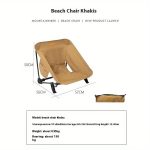 NNETM Folding Chair Portable Outdoor - Image 4
