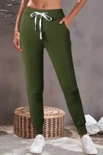 Drawstring Waist Joggers - Image 12