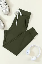 Drawstring Waist Joggers - Image 5