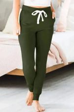 Drawstring Waist Joggers - Image 4