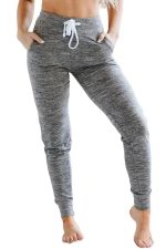 Drawstring Waist Joggers - Image 2