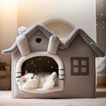 Classic Soft Cat House Bed for Small Pets - Image 3