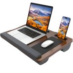 Wooden Laptop Desk with Mouse Pad