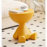 Legless Side Table - Ginger Color, 37x41cm - Image 3