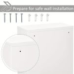 3-Tier Wall-Mounted Metal Medicine Cabinet - Image 4