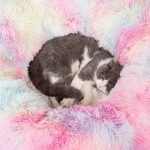 NNETM Cozy Plush Cat Tunnel Nest with Hanging Ball Toy - Perfect Kitten Hideaway - Image 3
