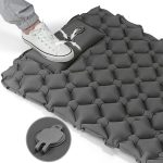 Turistický matrac pre jednu osobu, sivý - Image 3