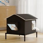 NNETM Four Seasons Outdoor Cat Shelter with Ice Box - Image 5