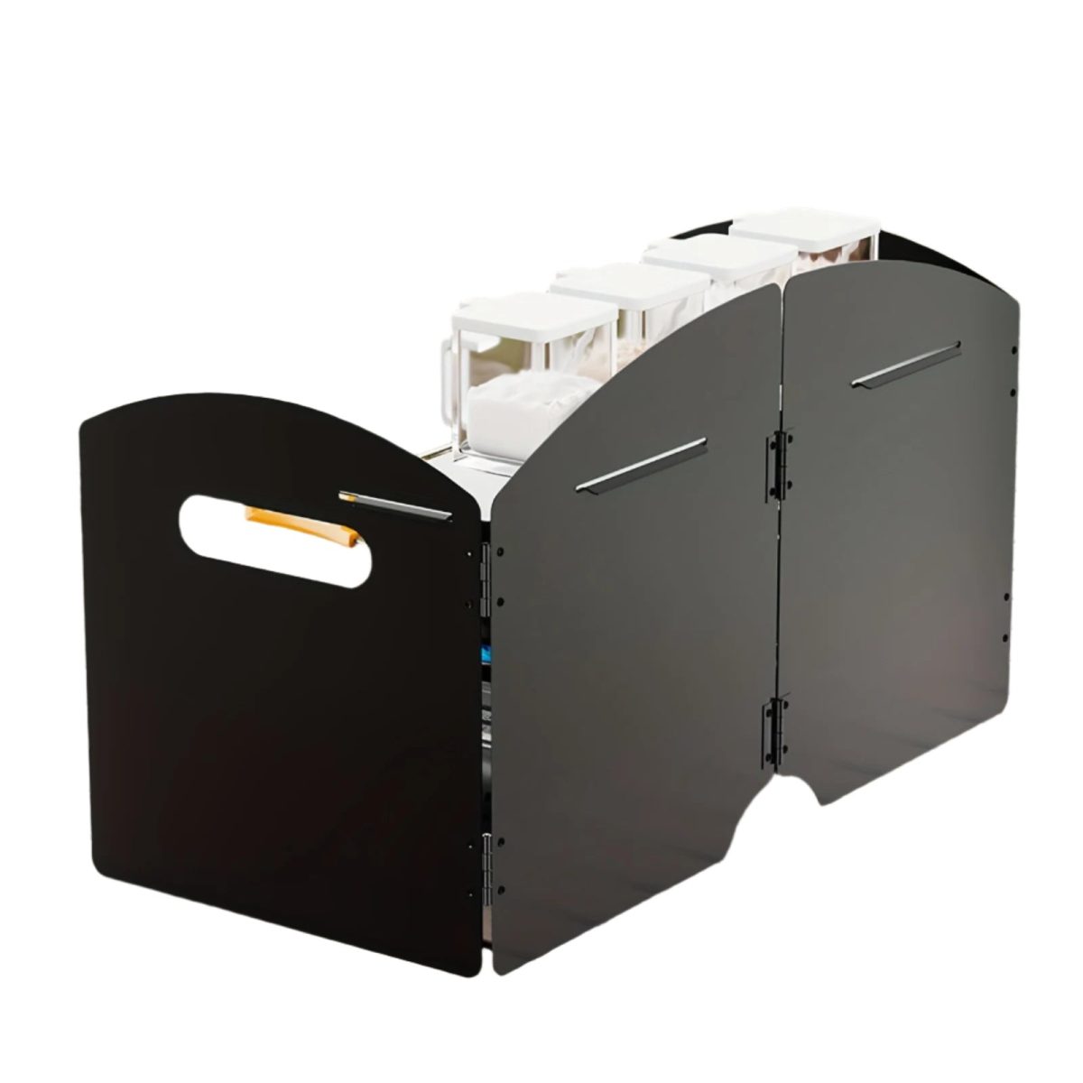 Folding Stove Windshield Portable Outdoor Gas Shield - Image 1