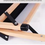 Foldable Wooden Camping Chair - Beech Black - Image 3