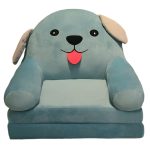 NNETM Cozy Youngsters' Folding Sofa with Pillow