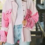 Dual-Tone Delight Corduroy Shacket