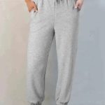SnugFit Fleece Lined Joggers - Light Grey