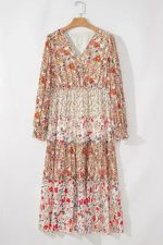 Autumn Elegance Maxi Dress - Image 7