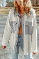 Winter Knit Shacket with Chest Pockets - Image 5