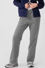 EasyTone Fleece Lined Trousers - Light Grey - Image 5