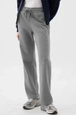 EasyTone Fleece Lined Trousers - Light Grey - Image 3