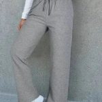 EasyTone Fleece Lined Trousers - Light Grey