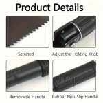 Lightweight Foldable Multi-Tool Steel Shovel for Outdoors - Image 2