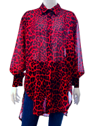 Women's Shirt Animal Print - Image 3