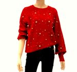 Sweater with Pearls