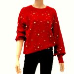 Sweater with Pearls
