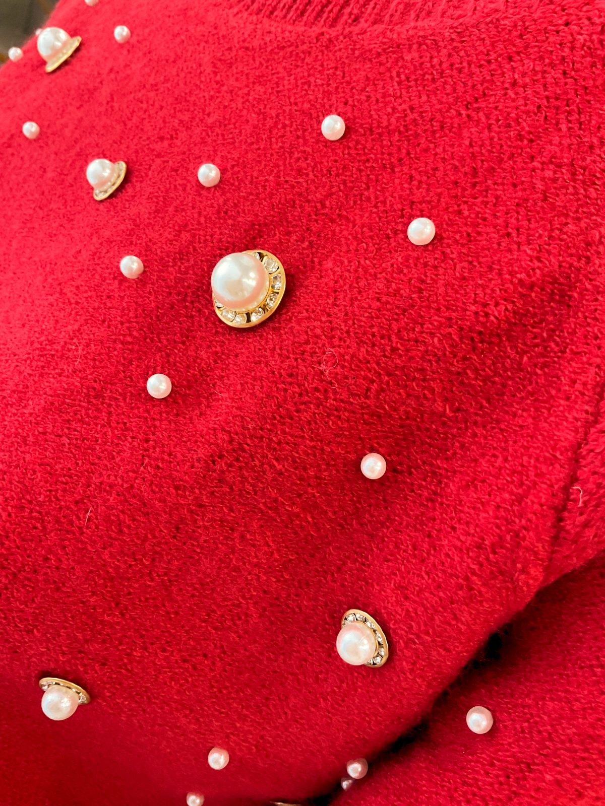Sweater with Pearls - Image 5
