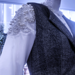 Woman's shirt with pearls