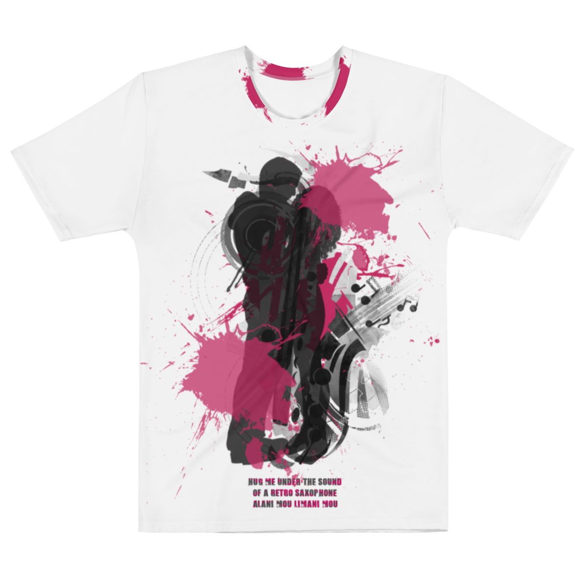 RETRO SAXOPHONΕ Men's t-shirt by Gianneli - Image 1