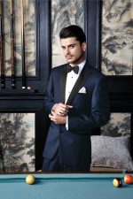 "Fitzgerald" Navy Tuxedo Jacket Peak (Separates) - Image 31