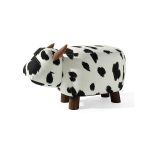 Friendly Cow Kids Black and White Stool - Image 5