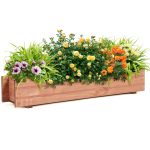 NNECW Fir Wood Raised Garden Bed Planter Box for Vegetable Fruits Herb Grow - Image 2
