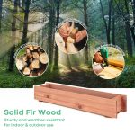 NNECW Fir Wood Raised Garden Bed Planter Box for Vegetable Fruits Herb Grow - Image 3