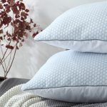 Hester Dual-sided Temperature Sensing High Elasticity Blue Pillow - Image 3