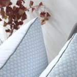 Hester Dual-sided Temperature Sensing High Elasticity Blue Pillow - Image 5