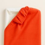 Housse de Matelas à Langer en Coton Bio Fraise - Image 3