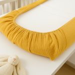 Housse de Matelas à Langer en Coton Bio Honey - Image 3