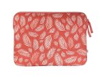Housse pour MacBook Air/Pro 13″ - Pattern ²Life Botanic Rouge