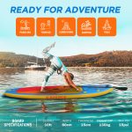 NNEDPE Inflatable Stand Up Paddle Board 10FT w/ Accessories - Image 3
