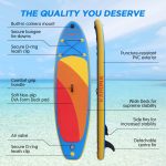 NNEDPE Inflatable Stand Up Paddle Board 10FT w/ Accessories - Image 5