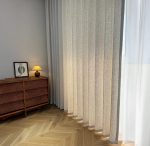 Pure Linen Sheer Curtains Vertical Striped GOTS Certified - Customisable & Made to Measure, Light Filtering Option, Choice of Linings & Various Heading Styles for Natural Light - Image 3