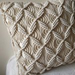 Macrame Cushion Cover 40x40cm | Boho Cushion Cover | Off White Cushion Cover | Cotton Cushion Cover | Textured Cushion Cover